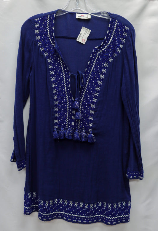 Vineyard Vines Navy cover up dress size S