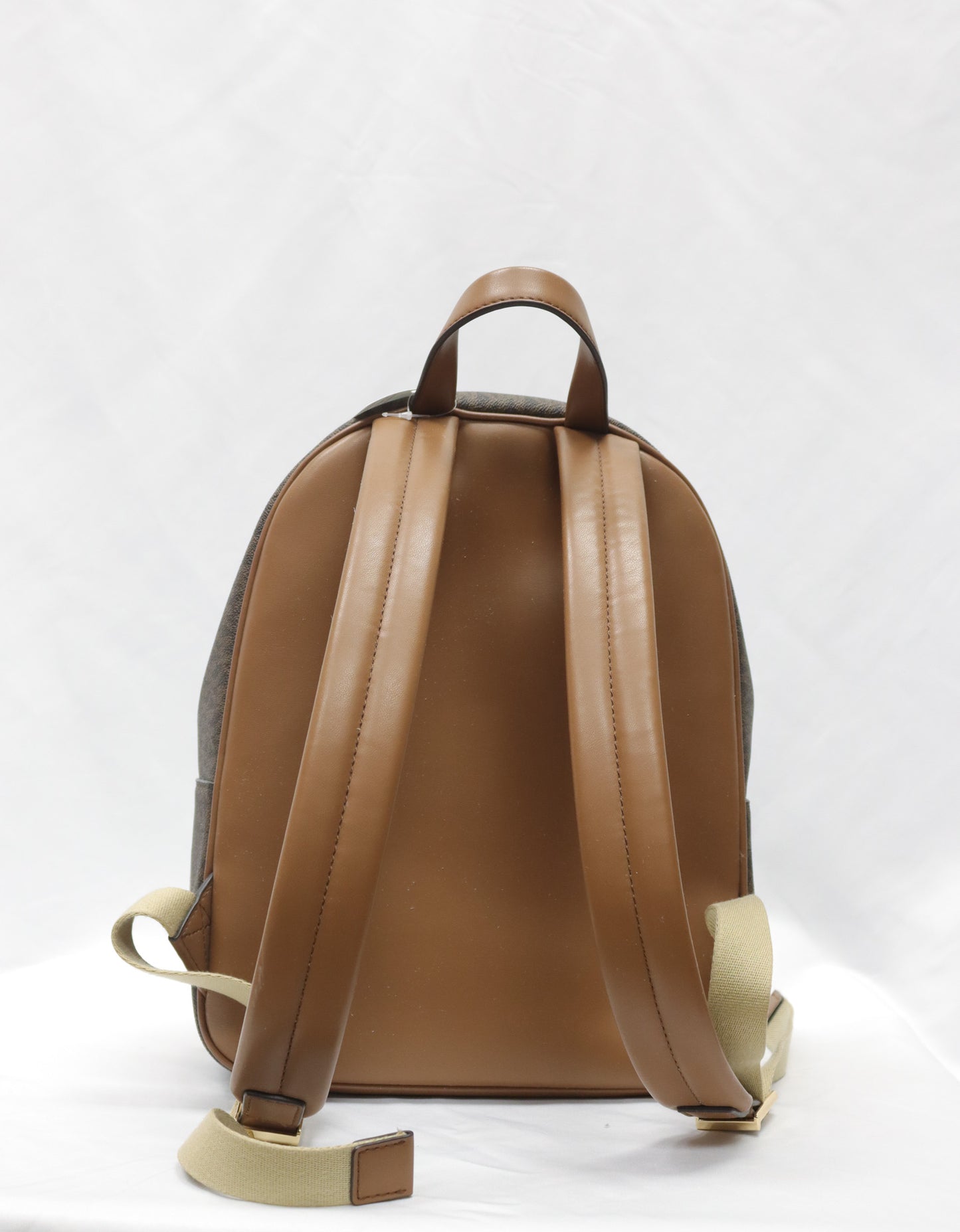 Michael Kors Brown Signature Backpack