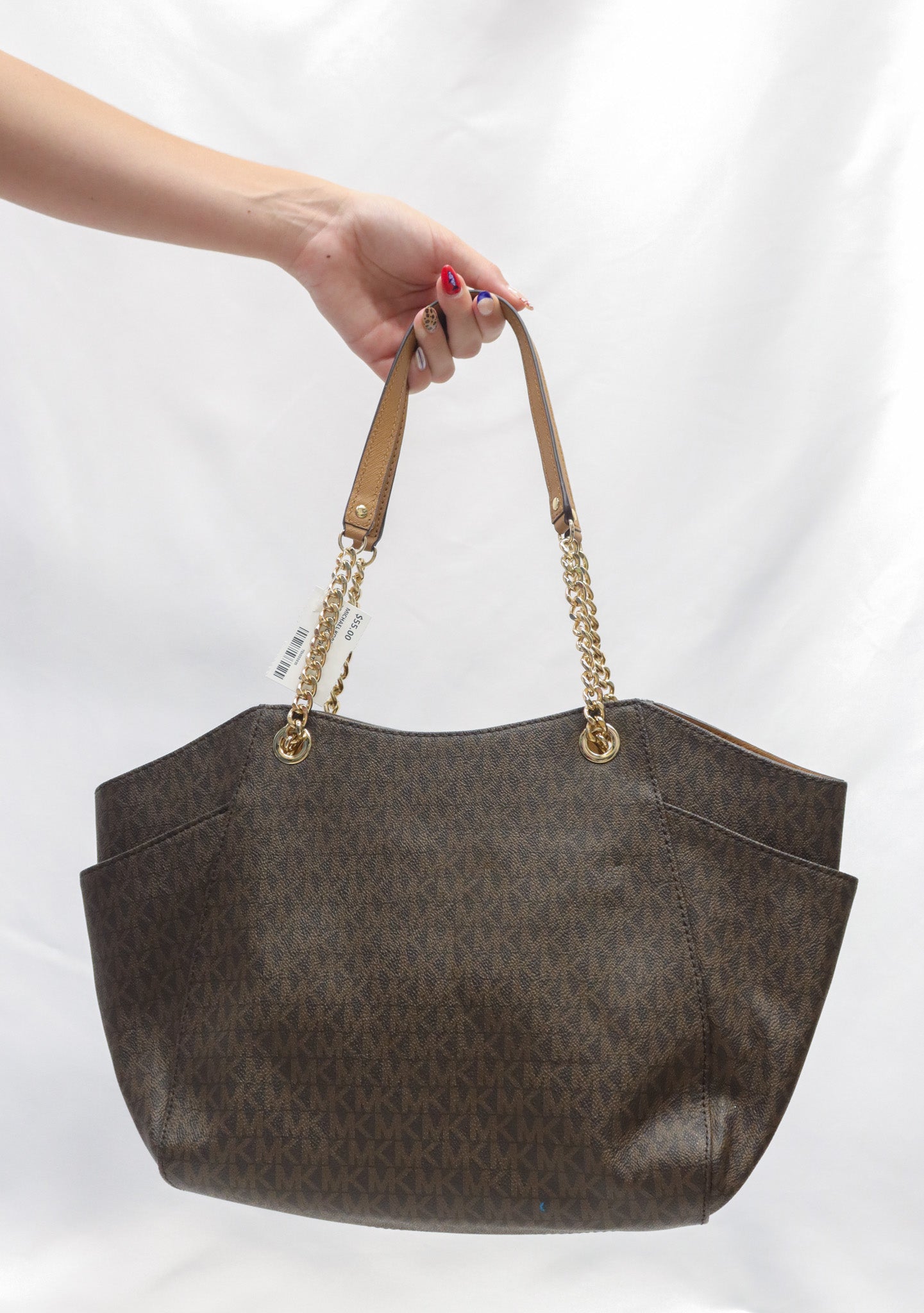 Michael Kors Brown Monogram Tote Bag