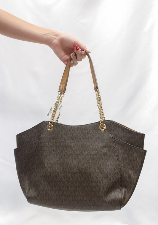 Michael Kors Brown Monogram Tote Bag