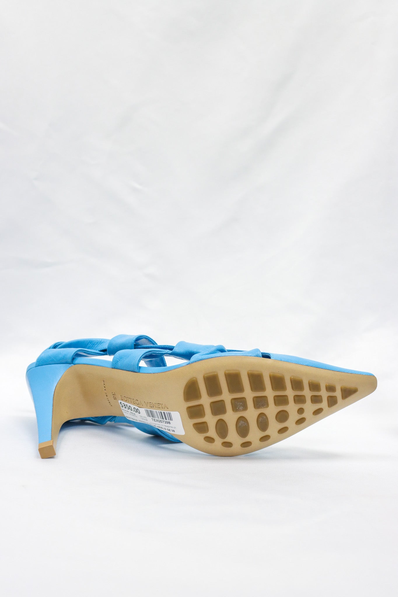 Bottega Veneta Blue Heels Size 38