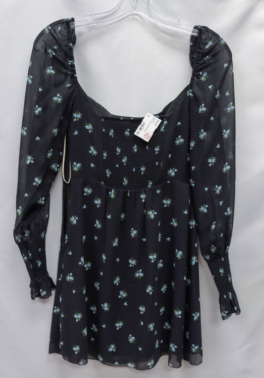 Wilfred Black Floral Dress Size 2
