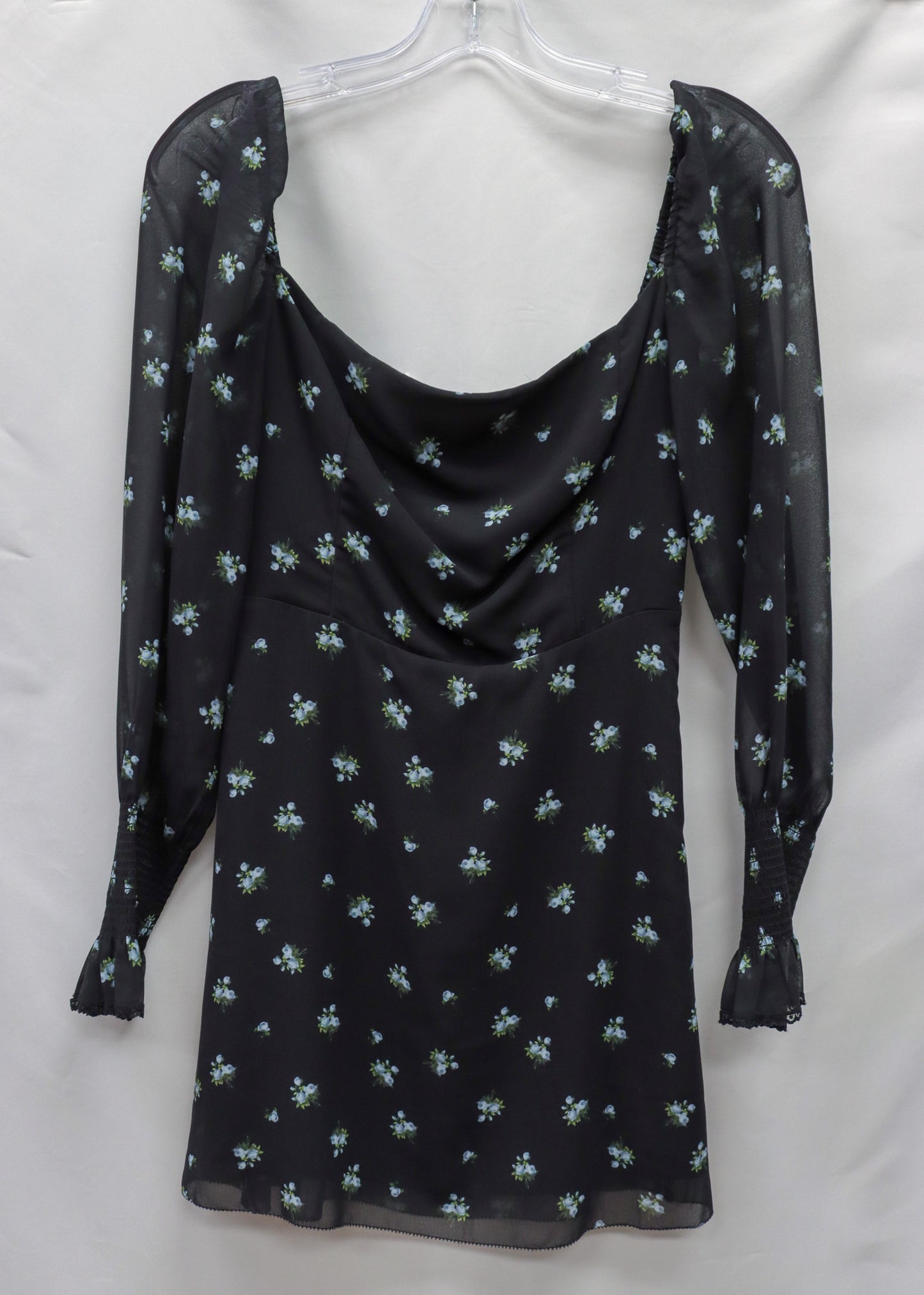 Wilfred Black Floral Dress Size 2