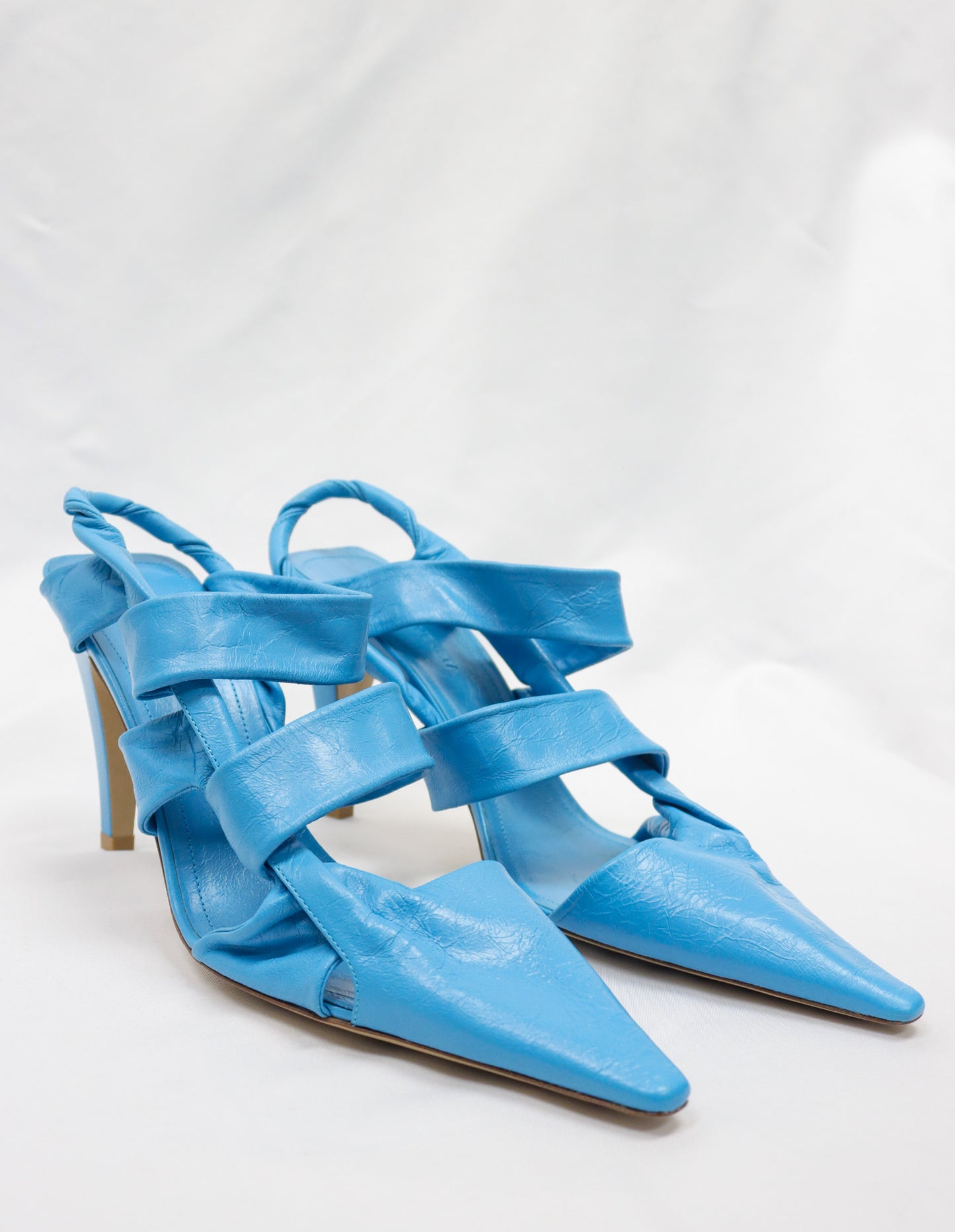 Bottega Veneta Blue Heels Size 38