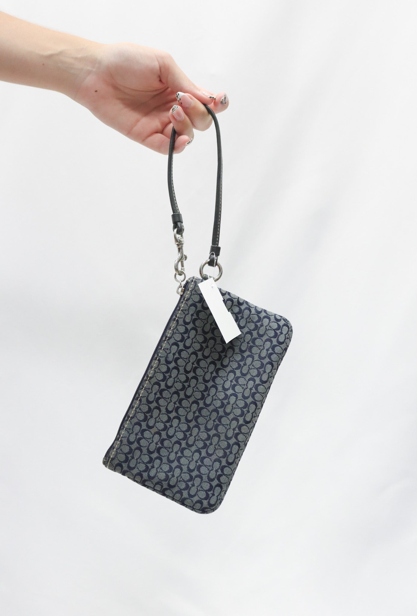 Coach Blue Wristlet