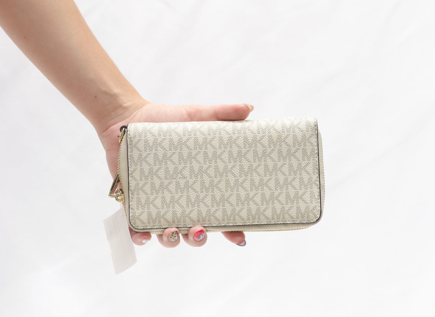 Michael Kors White Monogram Wallet