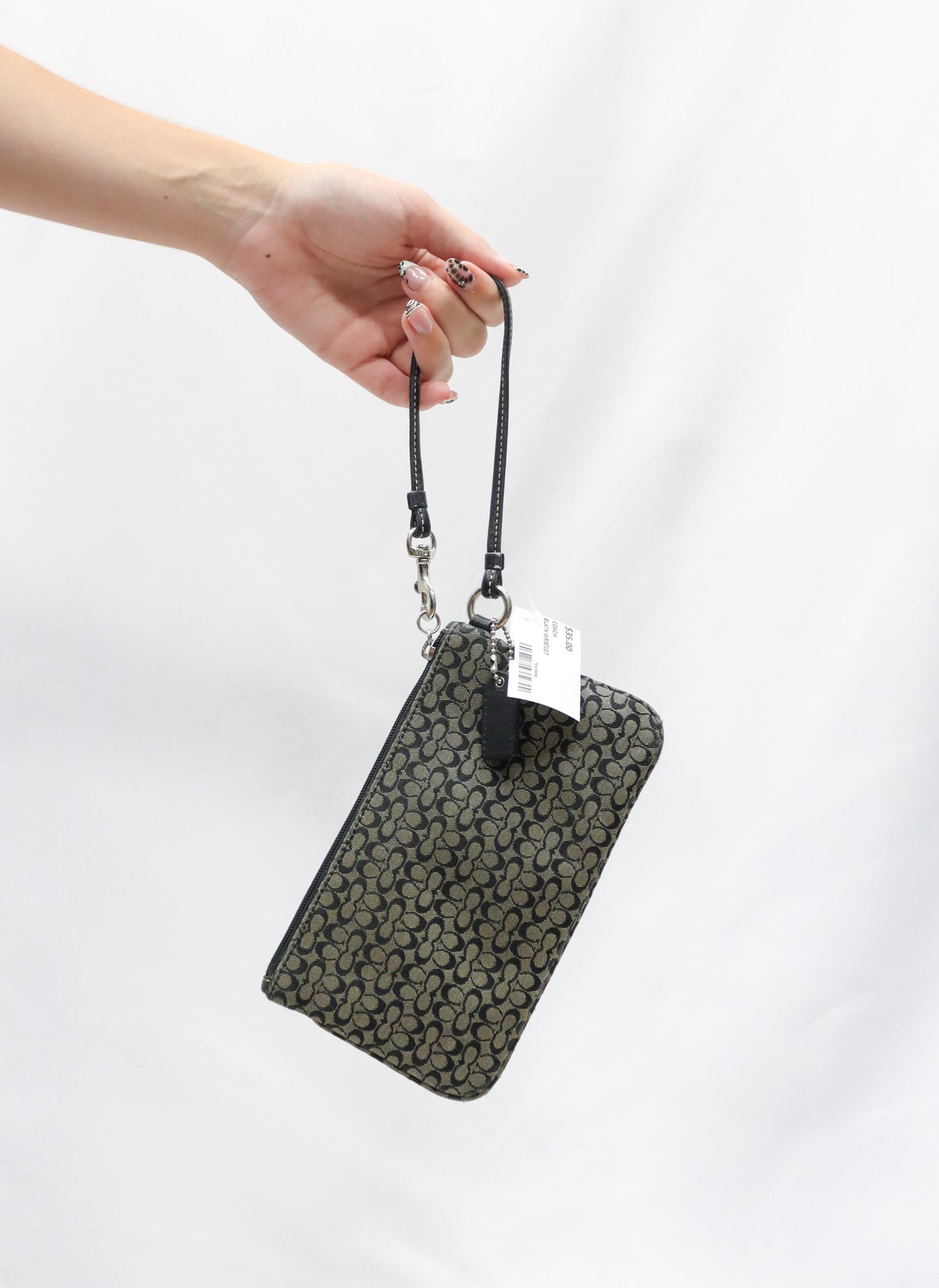 Coach Black Wristlet