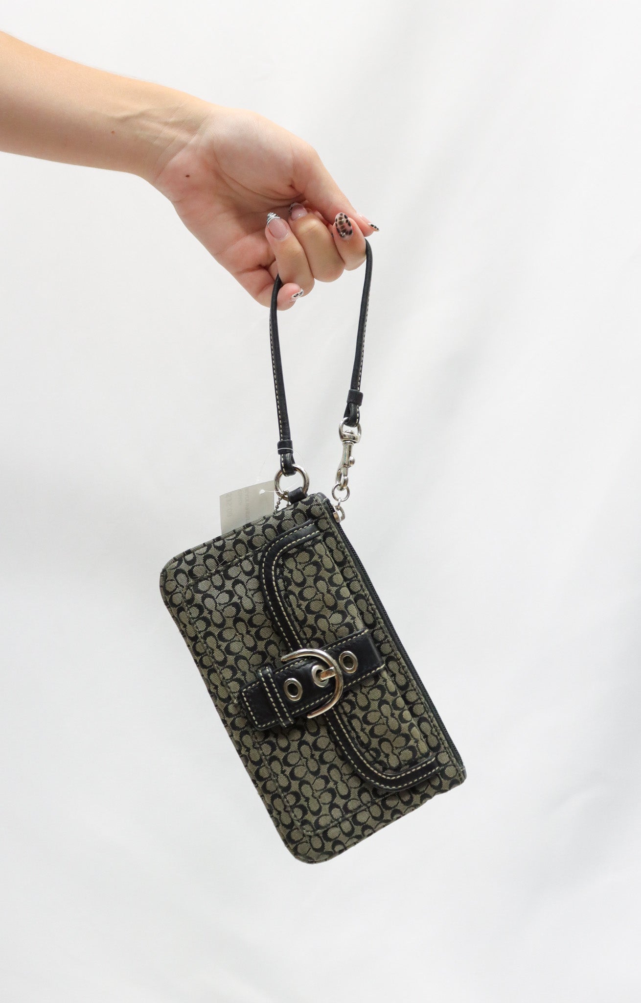 Coach Black Wristlet
