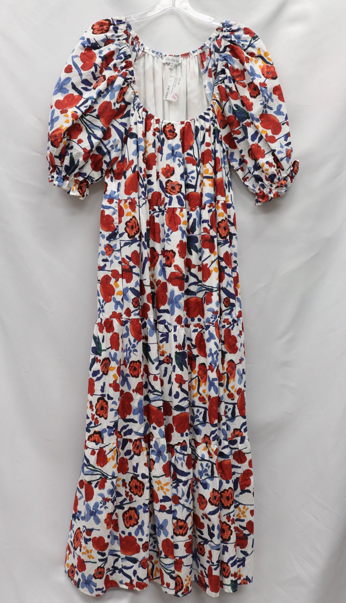 Sofie The Label Red/Blue Maxi Dress Size S