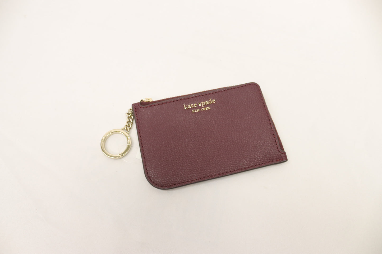 Kate Spade Maroon Keychain Wallet