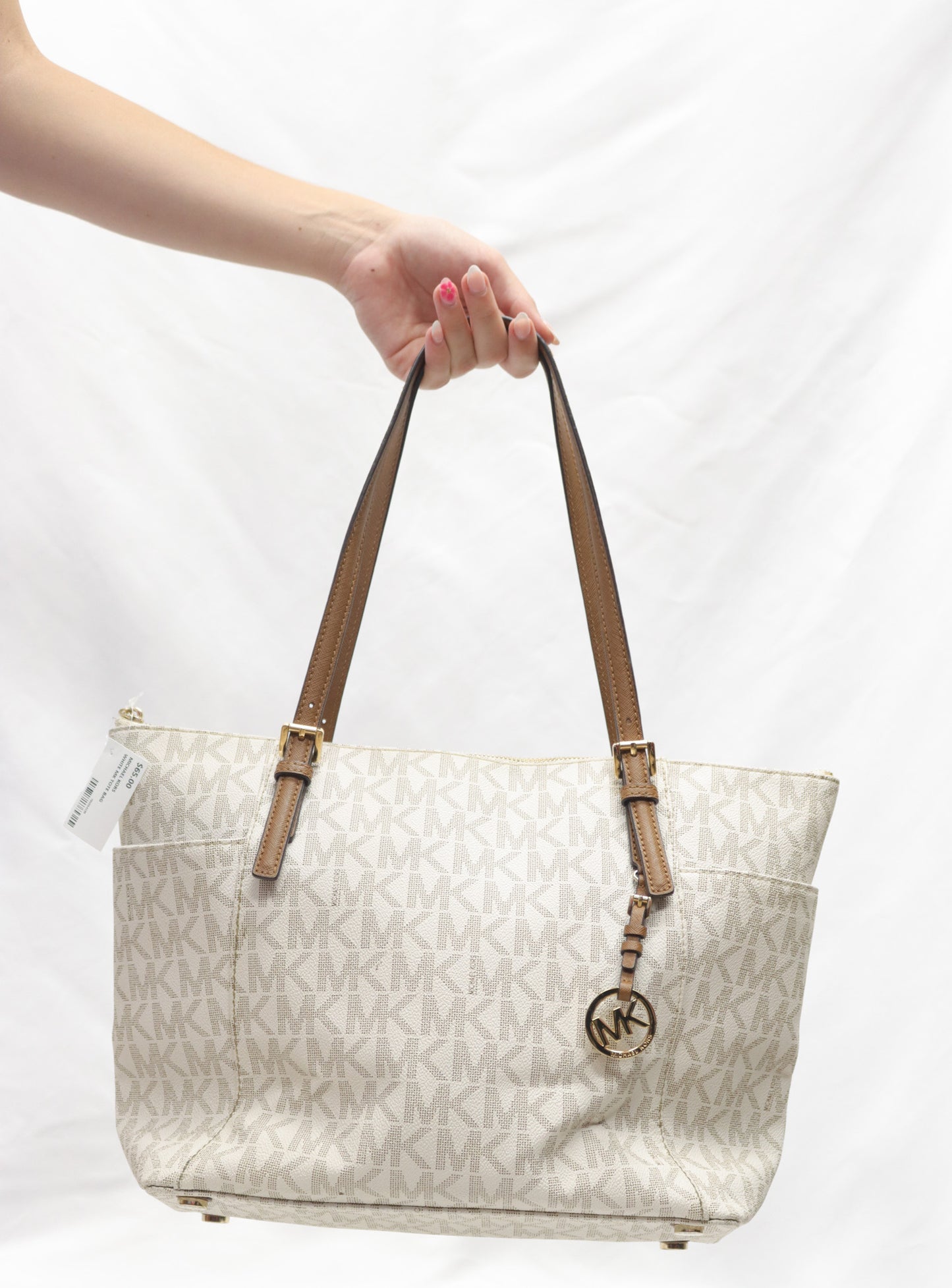 Michael Kors White Tote Bag