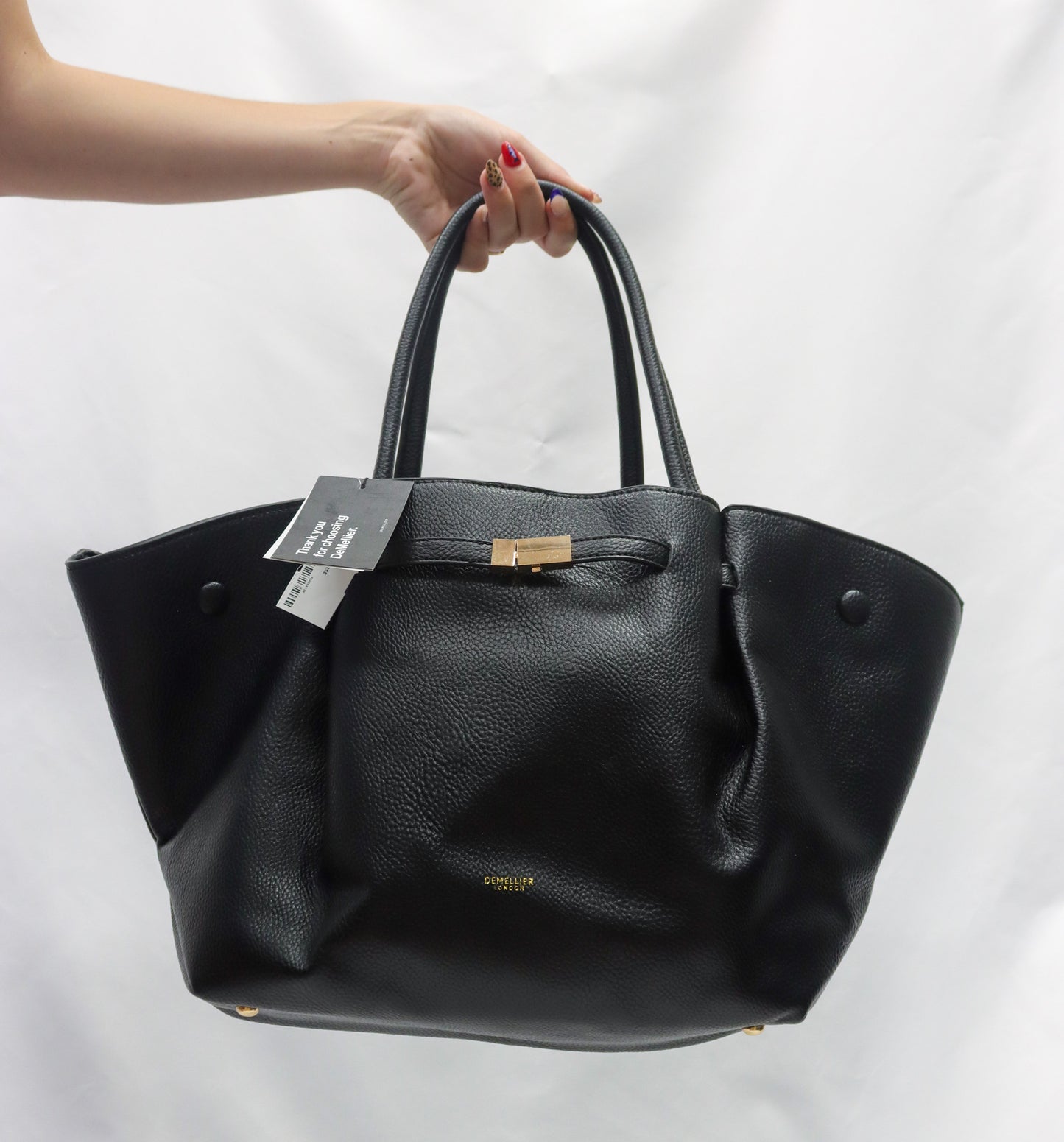 Demellier Black Tote Purse