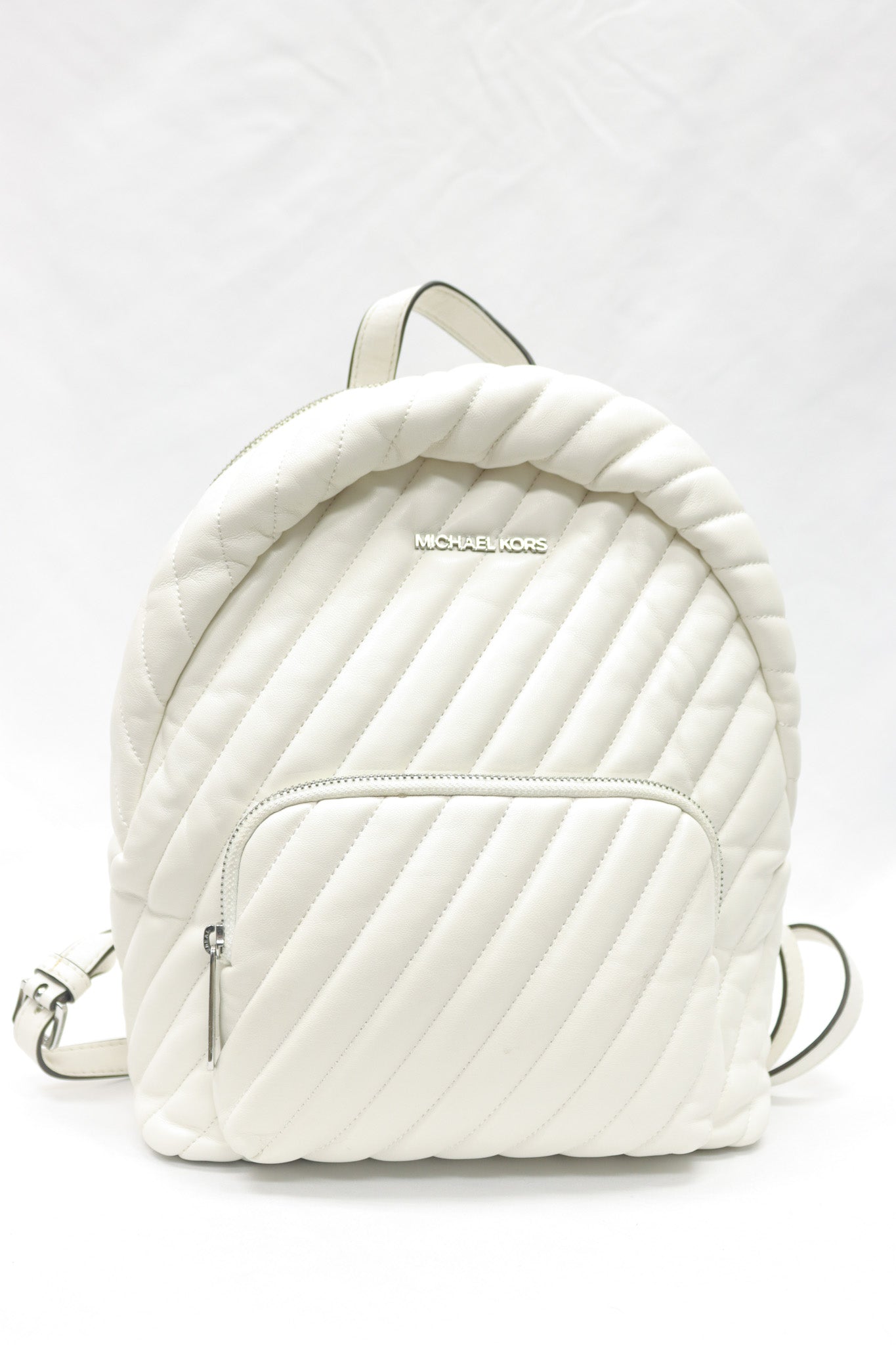 Michael Kors White Backpack as is