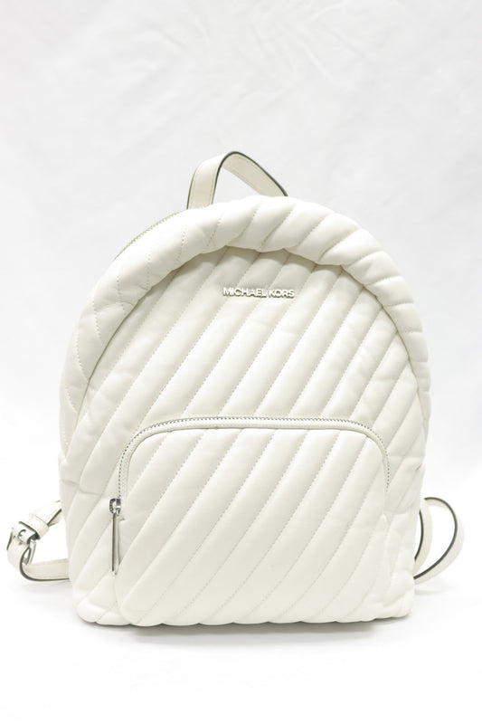 Michael Kors White Backpack as is
