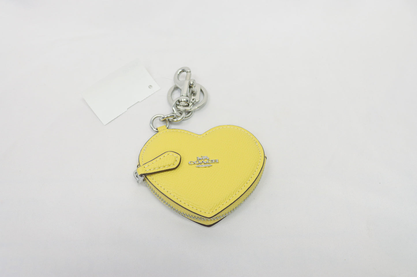 Coach Heart Pouch Bag Charm