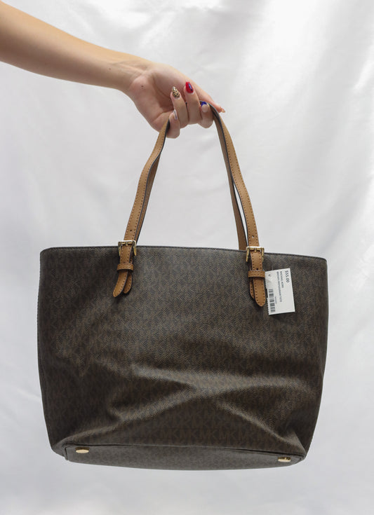 Michael Kors Brown Monogram Tote