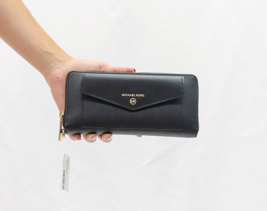 Michael Kors Black Zip Wallet