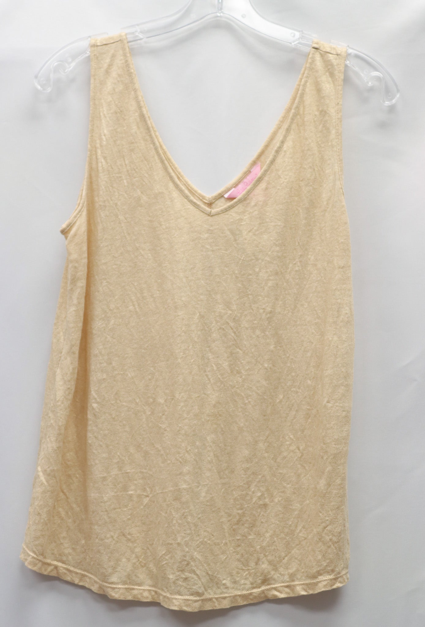 Lilly Pulitzer Gold Tank Size M