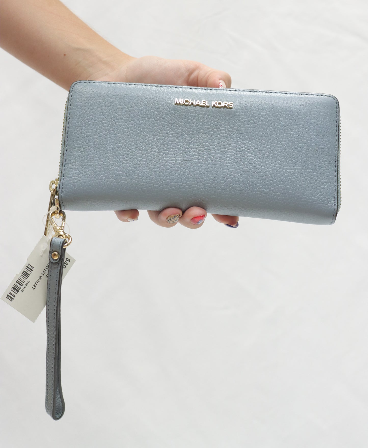 Michael Kors Blue Wristlet Wallet