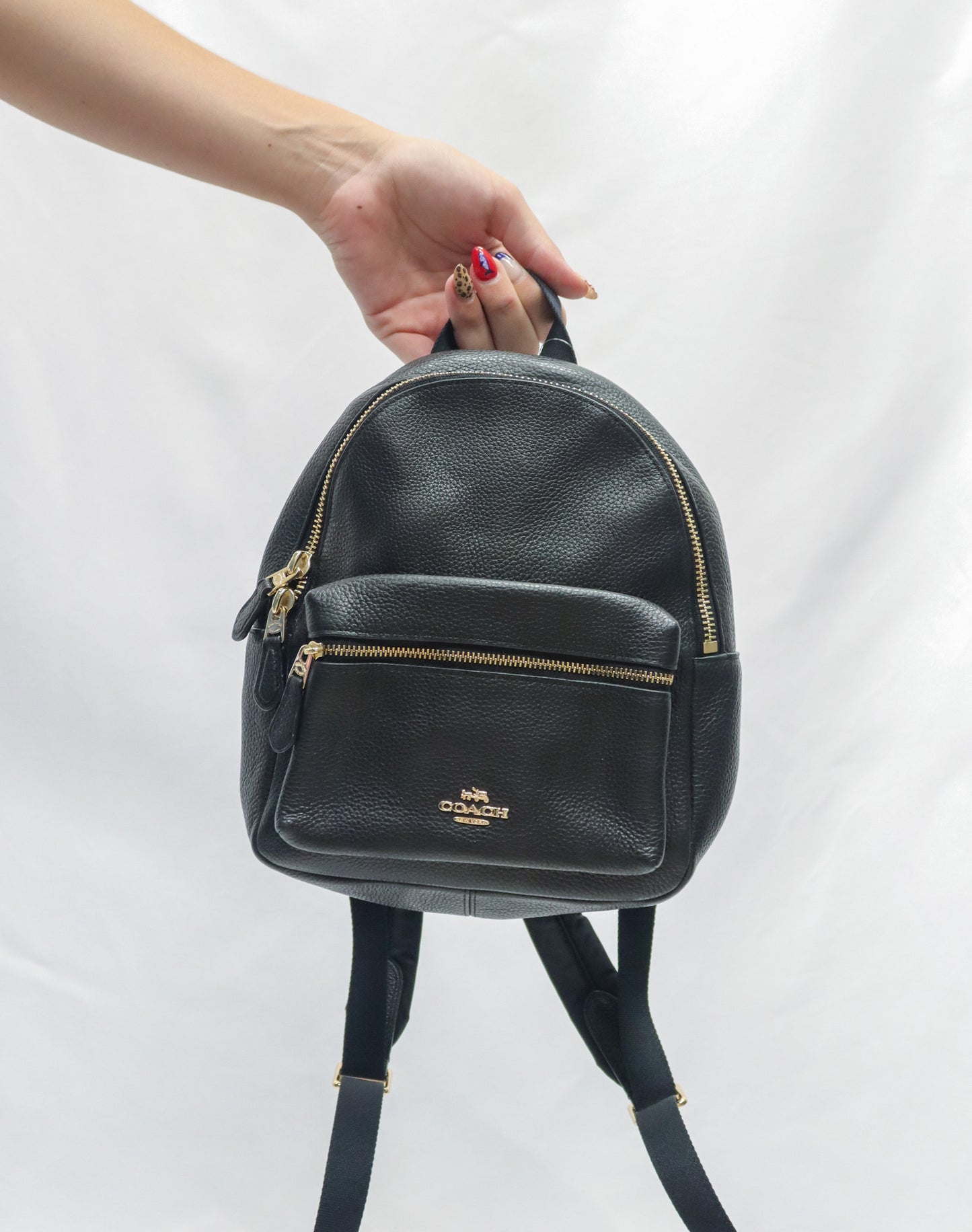 Coach Backpack Mini Pebbled