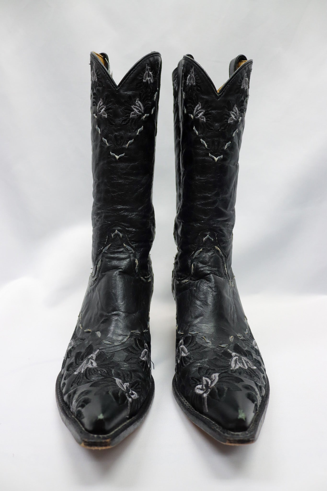 Star Boots Black Boots Size 10