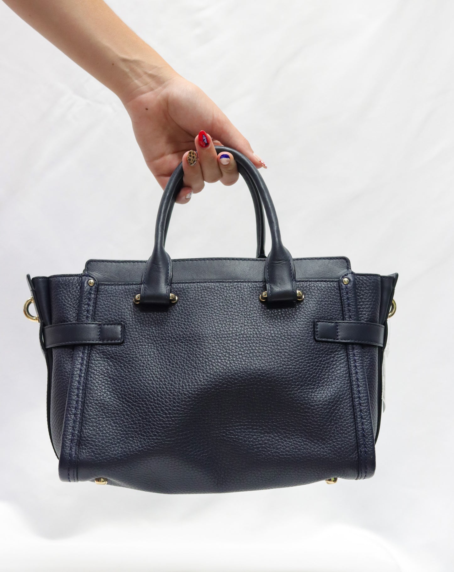 Coach Navy Handbag