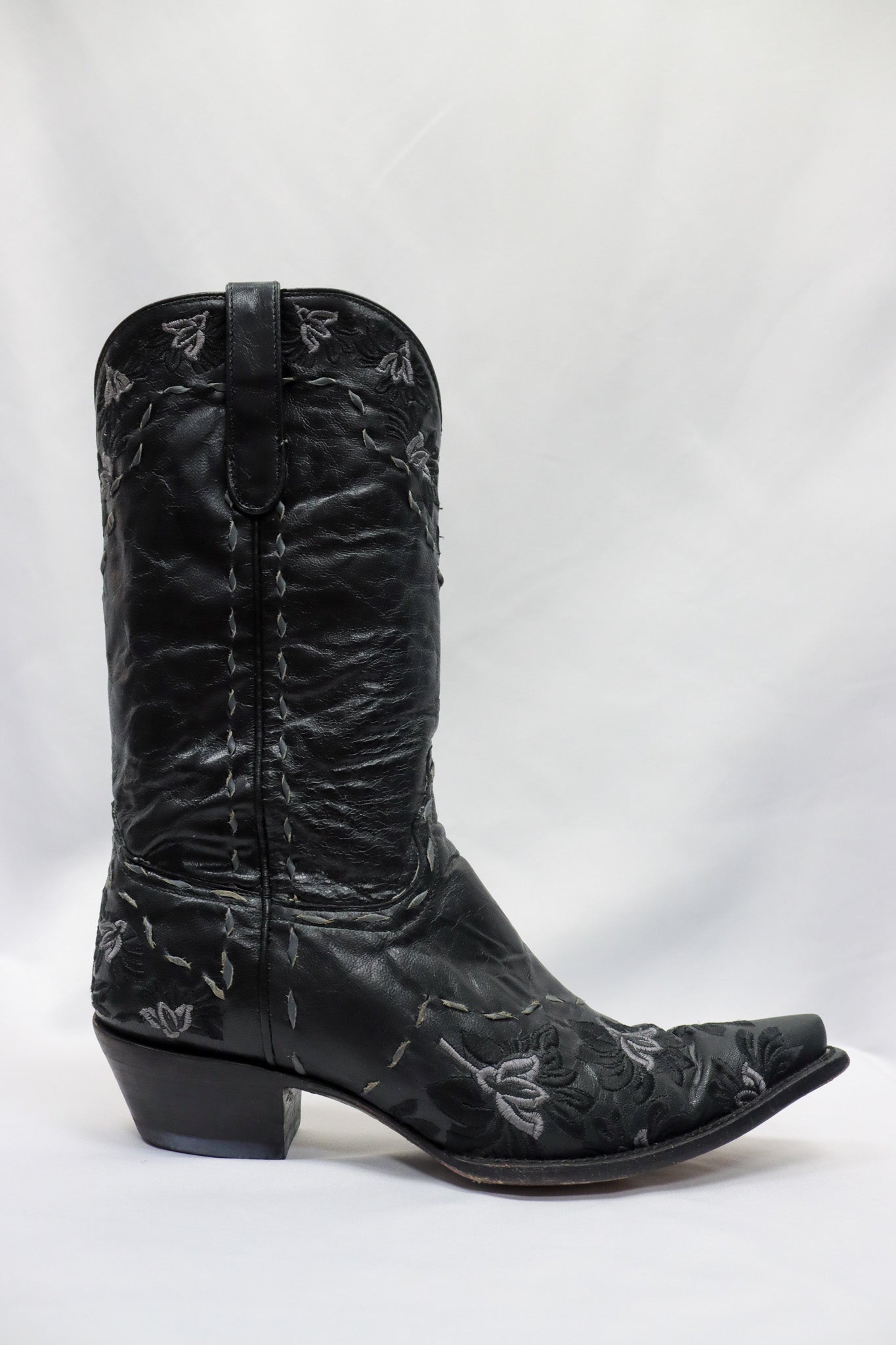 Star Boots Black Boots Size 10