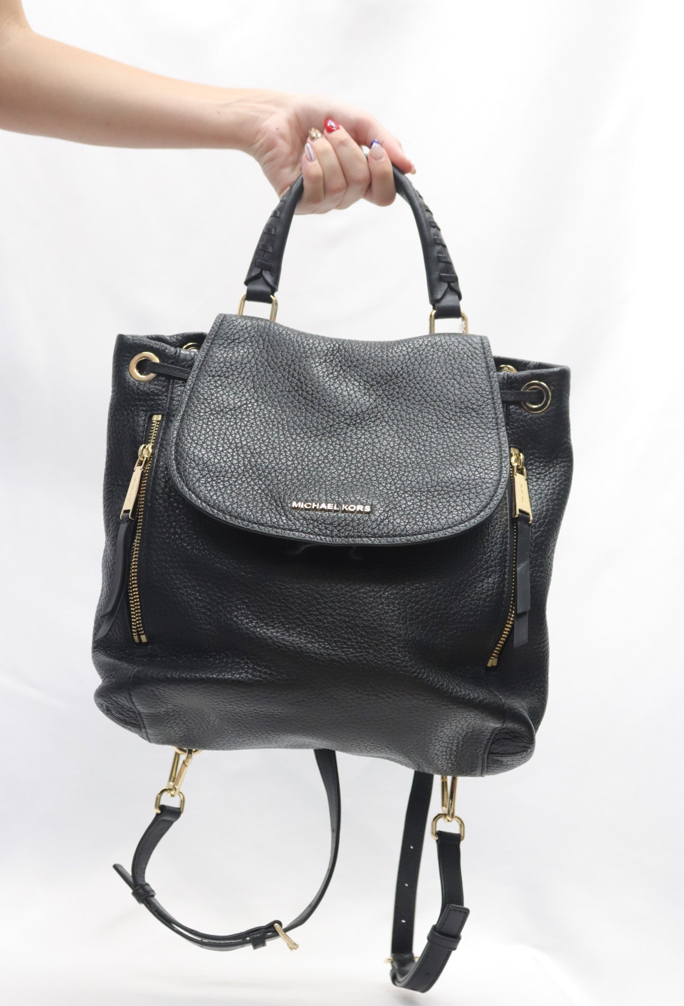Michael Kors Black Backpack