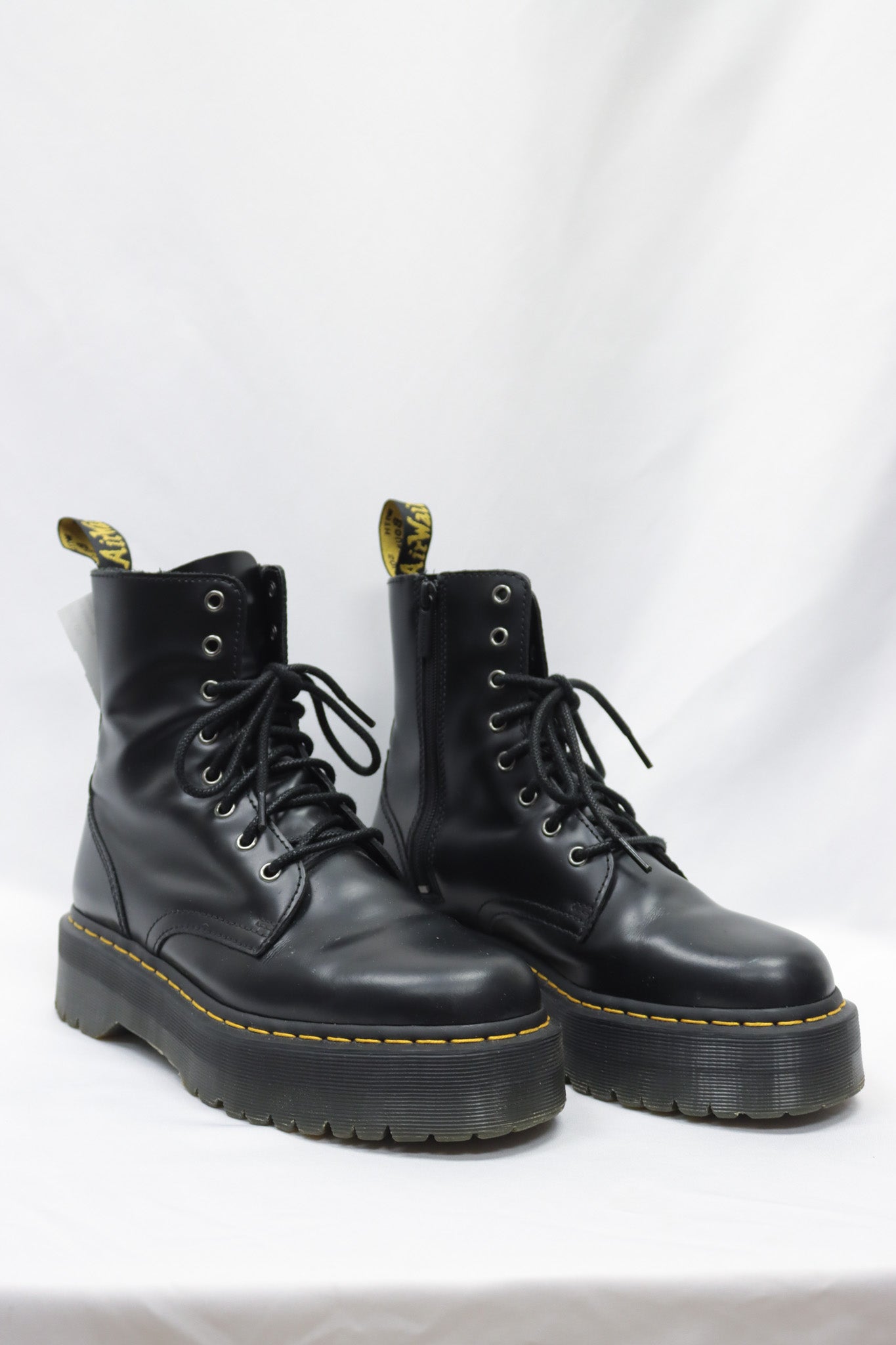 Dr. Martins Black Lace Up Boots size 9