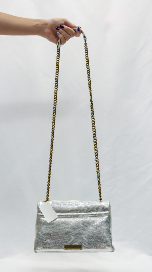 Kurt Geiger Silver/Gold Crossbody AS IS