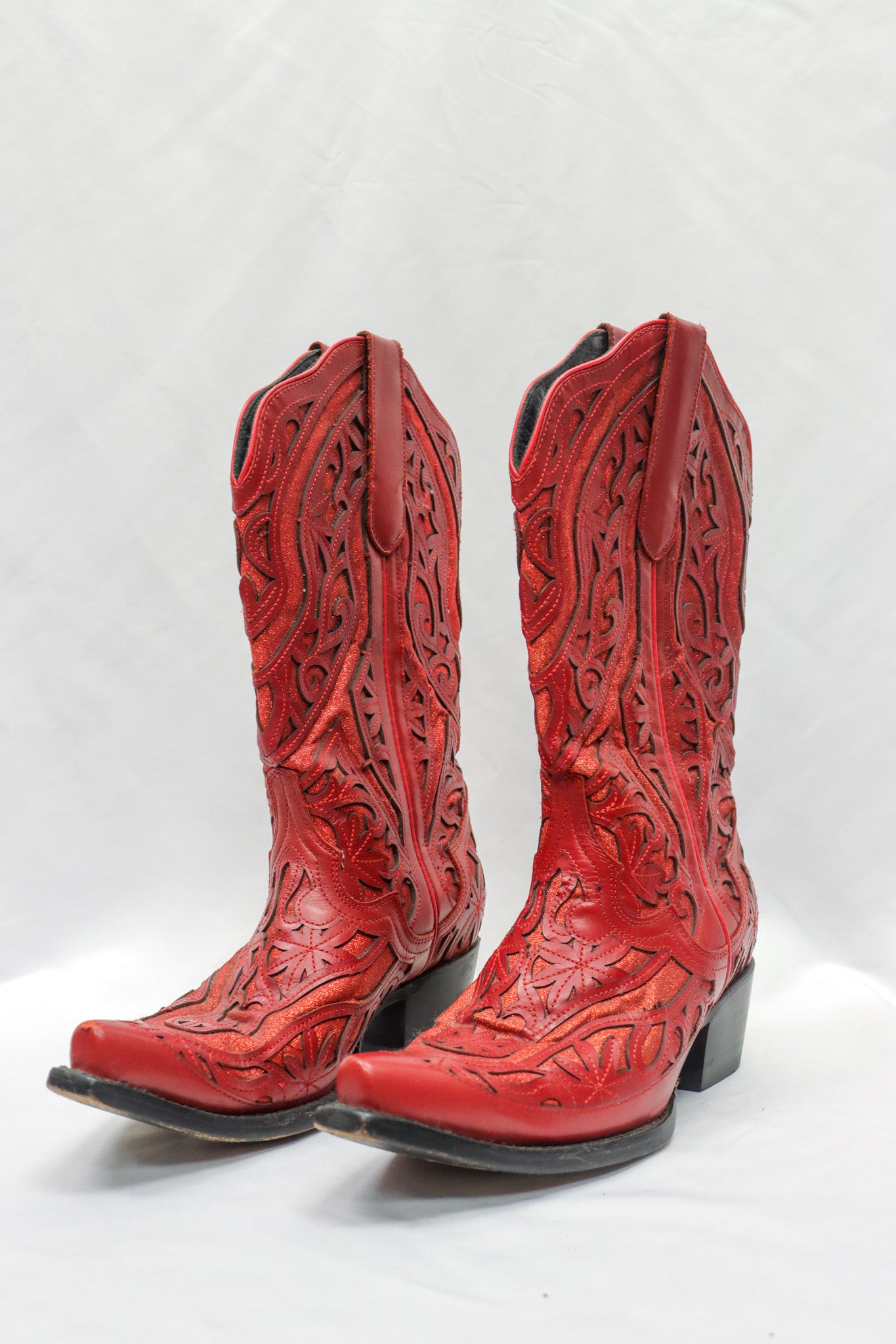 Red Boots Size 8.5