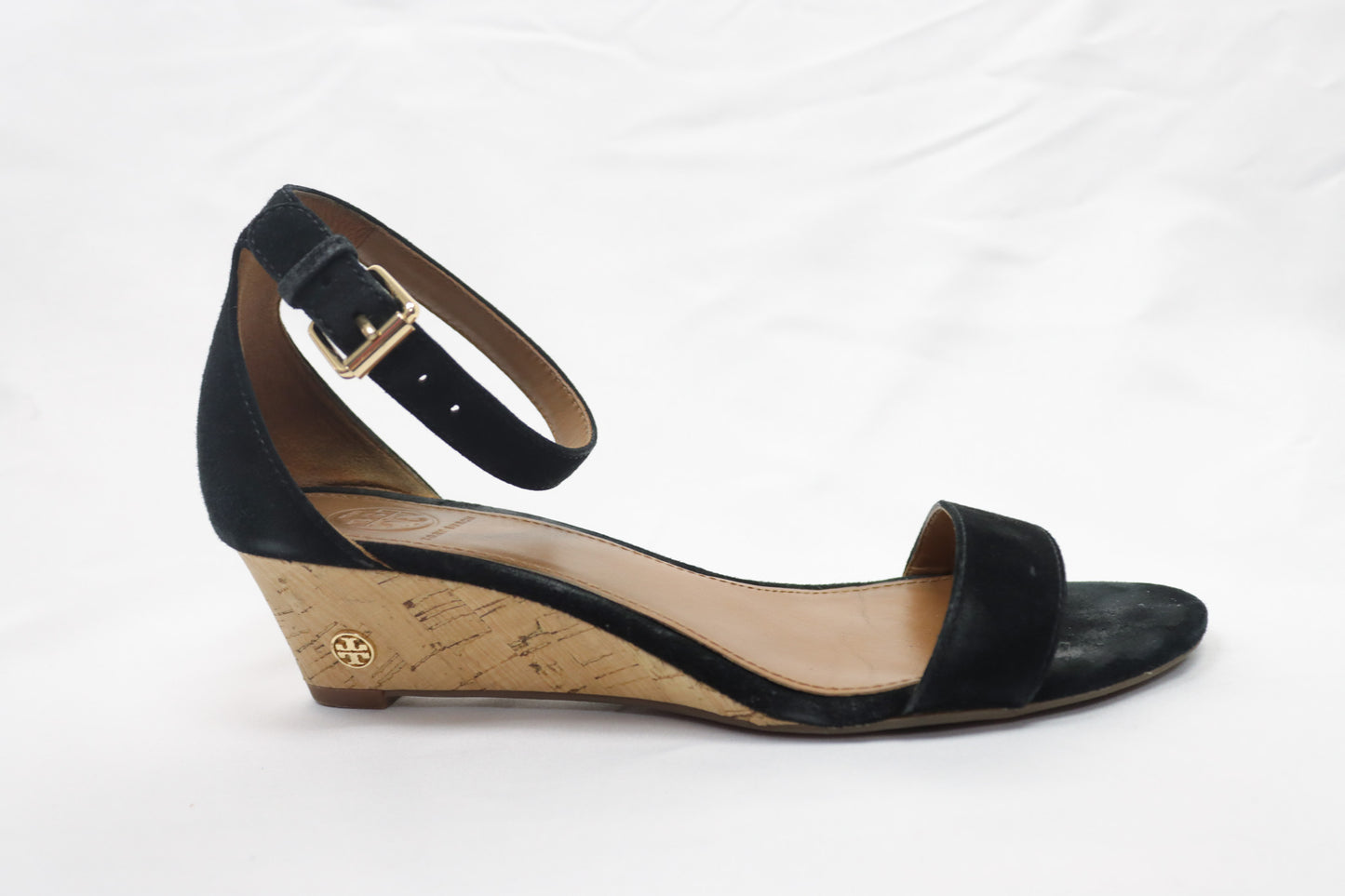 Tory Burch Black Wedge Size 6.5