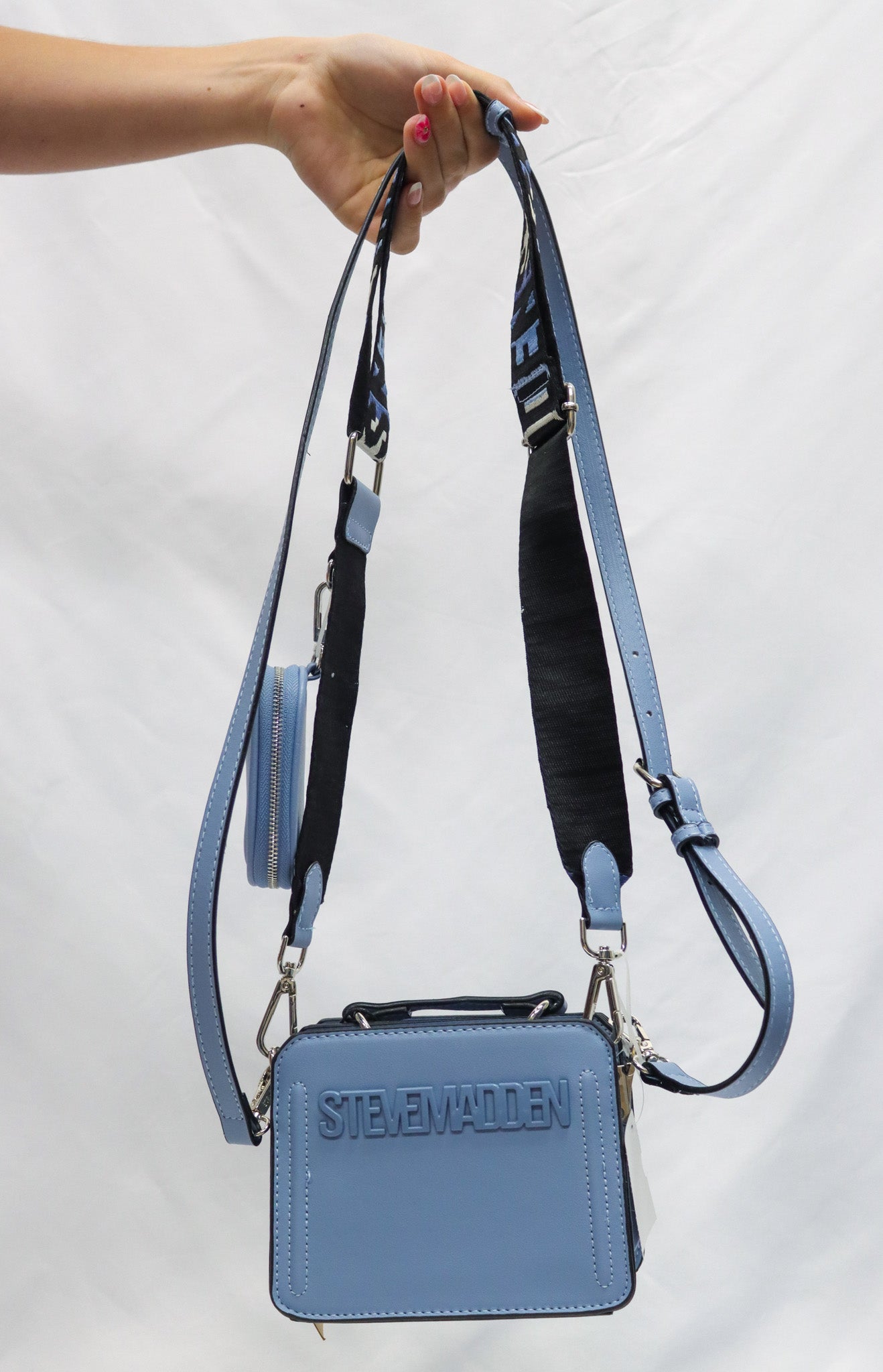 Steve Madden Blue Satchel NWT