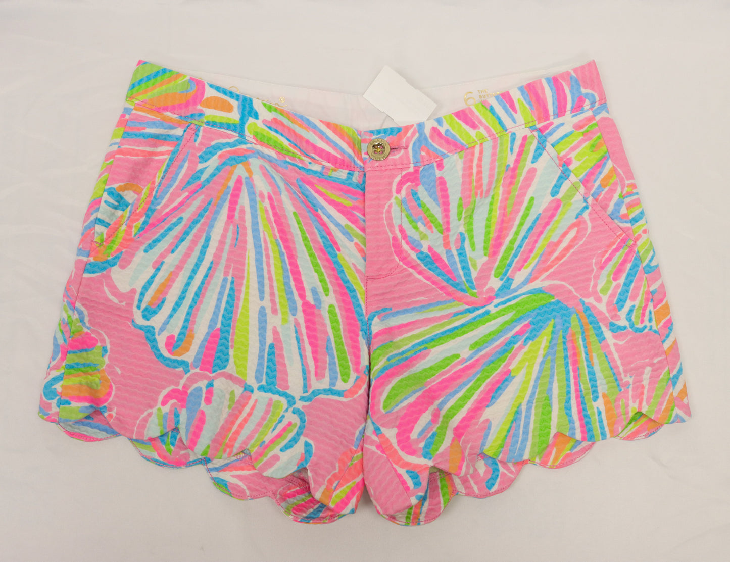 Lilly Pulitzer Pink Pattern Shorts Size 6