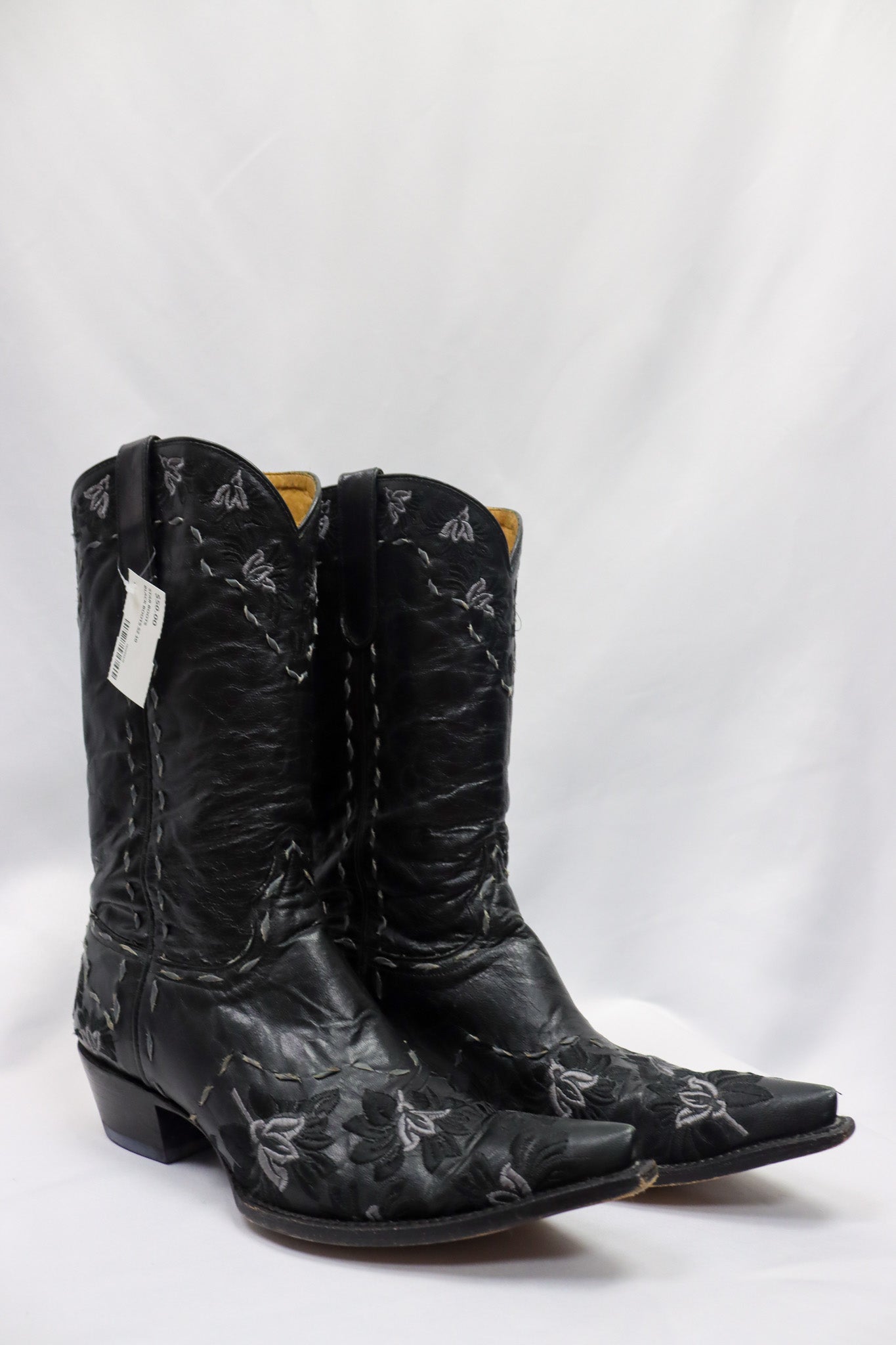 Star Boots Black Boots Size 10