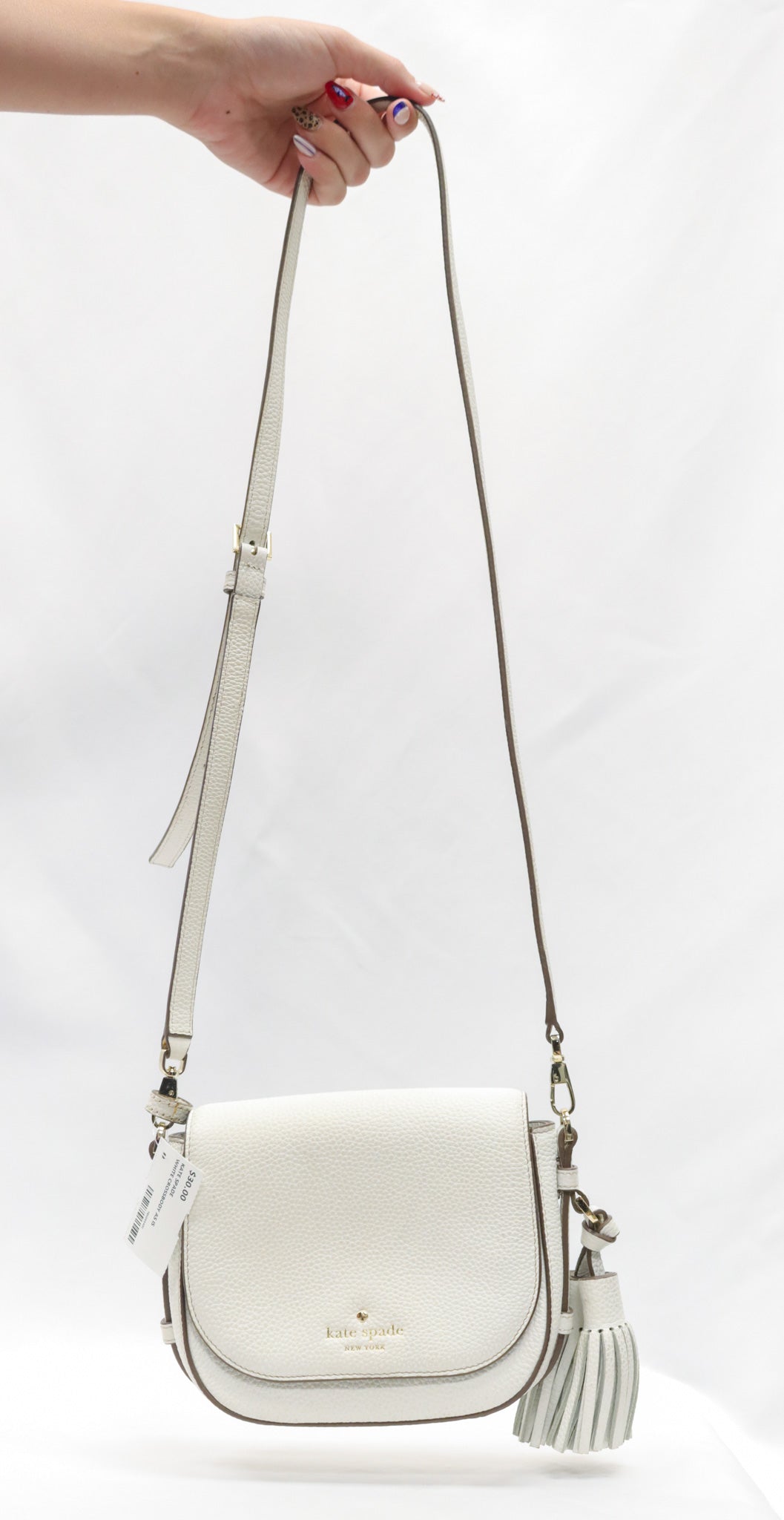 Kate Spade White Crossbody As Is