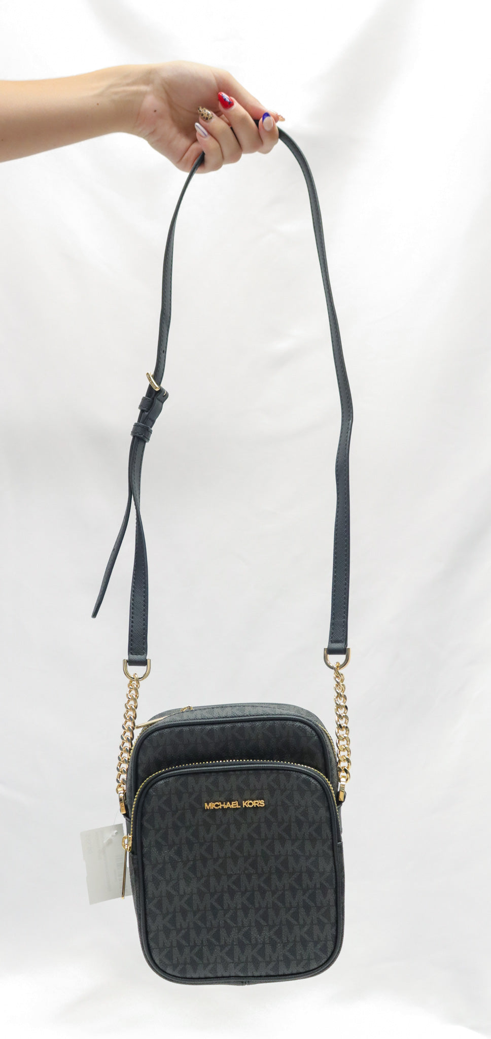 Michael Kors Black Monogram Crossbody