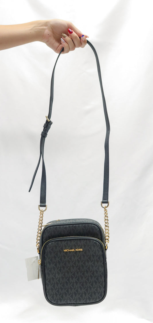 Michael Kors Black Monogram Crossbody