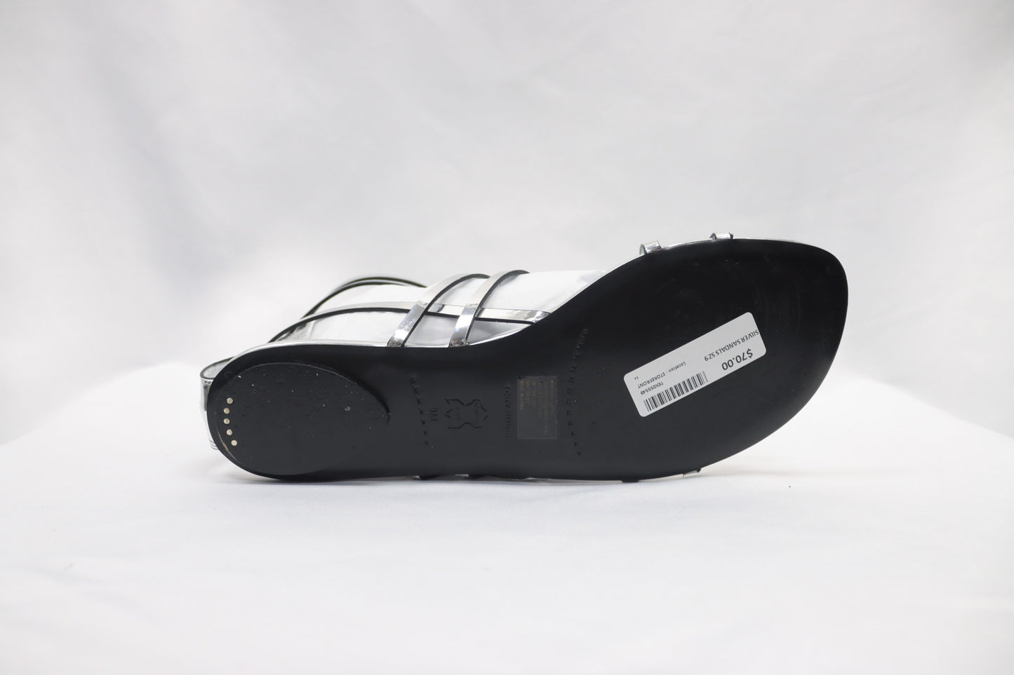 Silver Tory burch Sandals Size 9