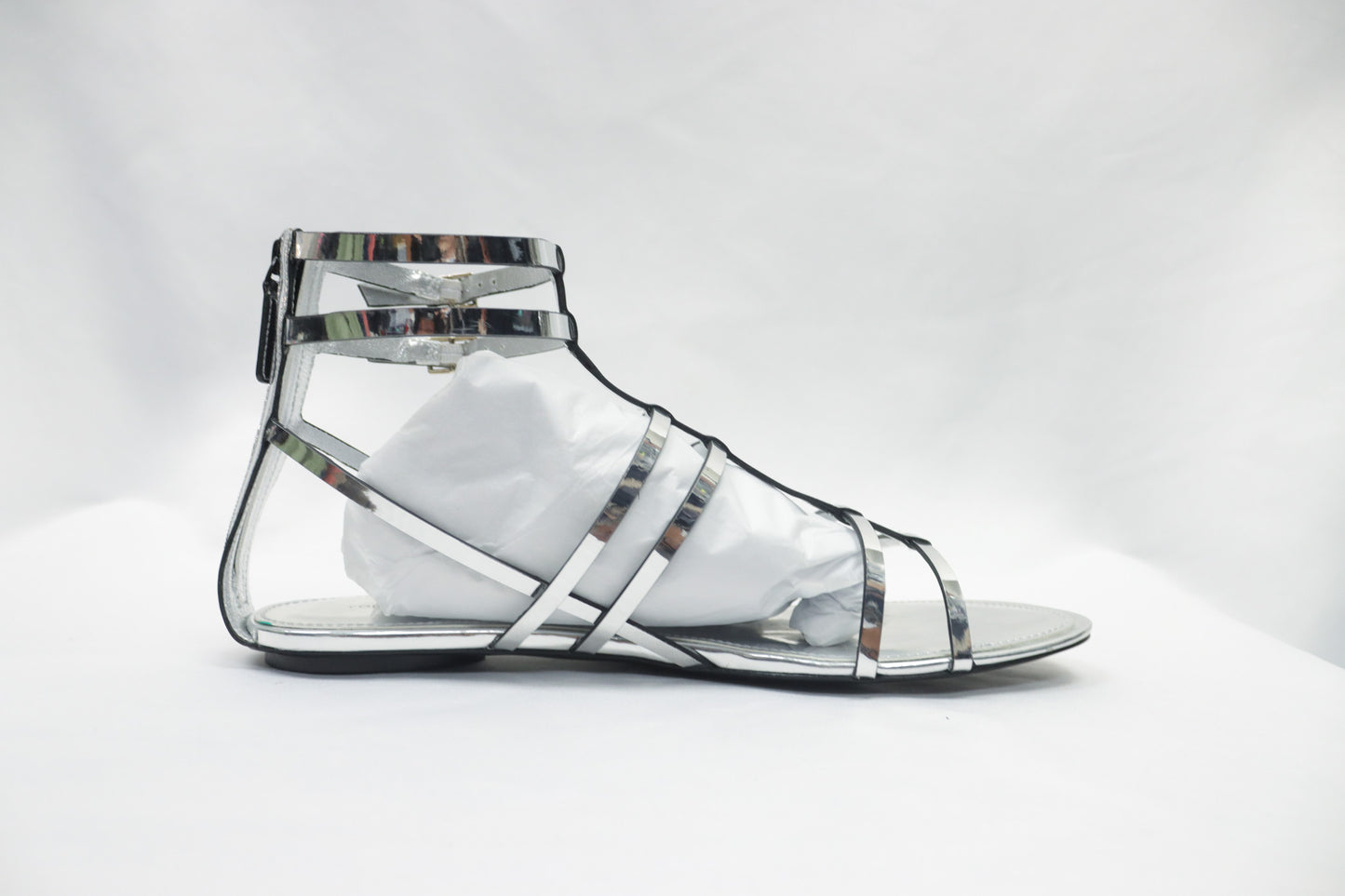 Silver Tory burch Sandals Size 9