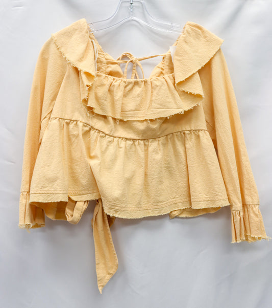 Free Poeple Long Sleeve Top Size s