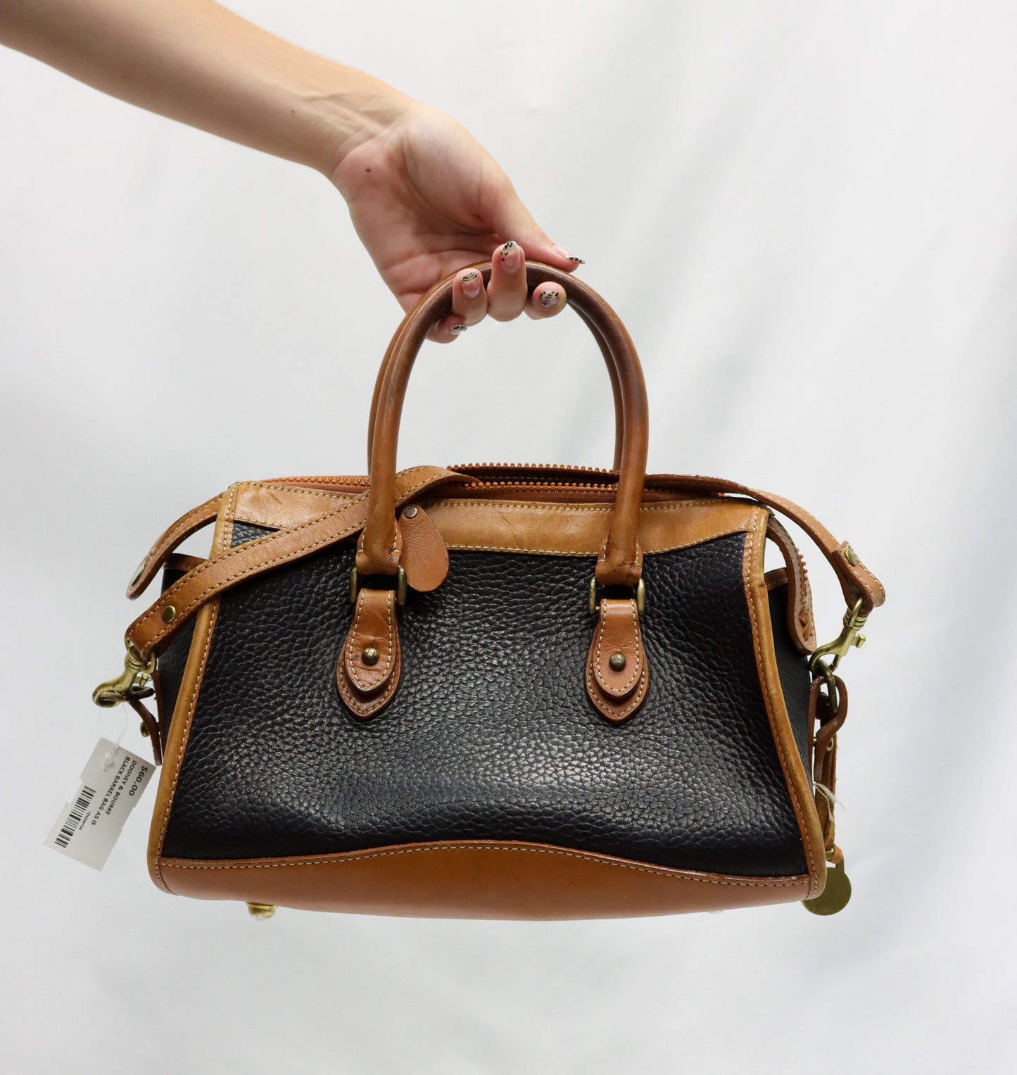 Dooney & Bourke Black Barrell Bag AS IS