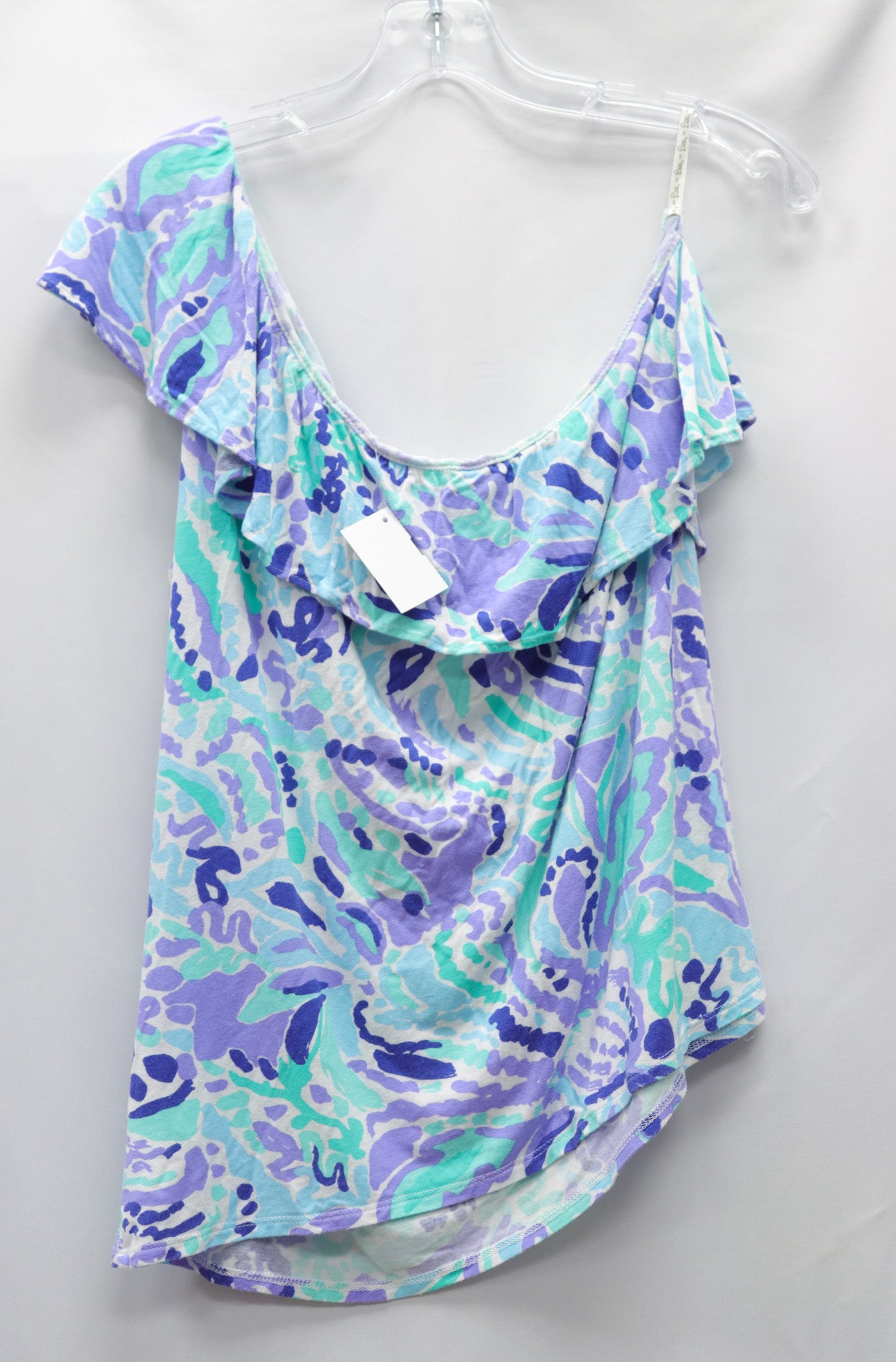 Lilly Pulitzer Blue Pattern top XL