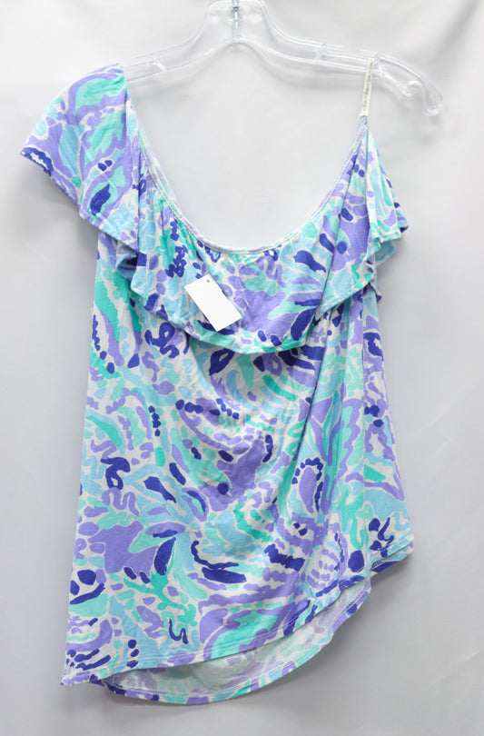 Lilly Pulitzer Blue Pattern top XL