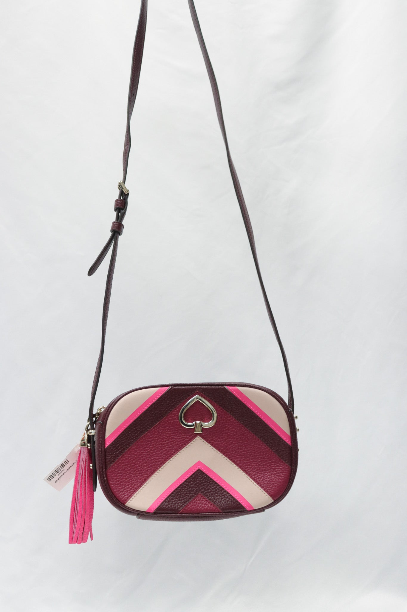 Kate Spade Burgundy Chevorn Crossbody