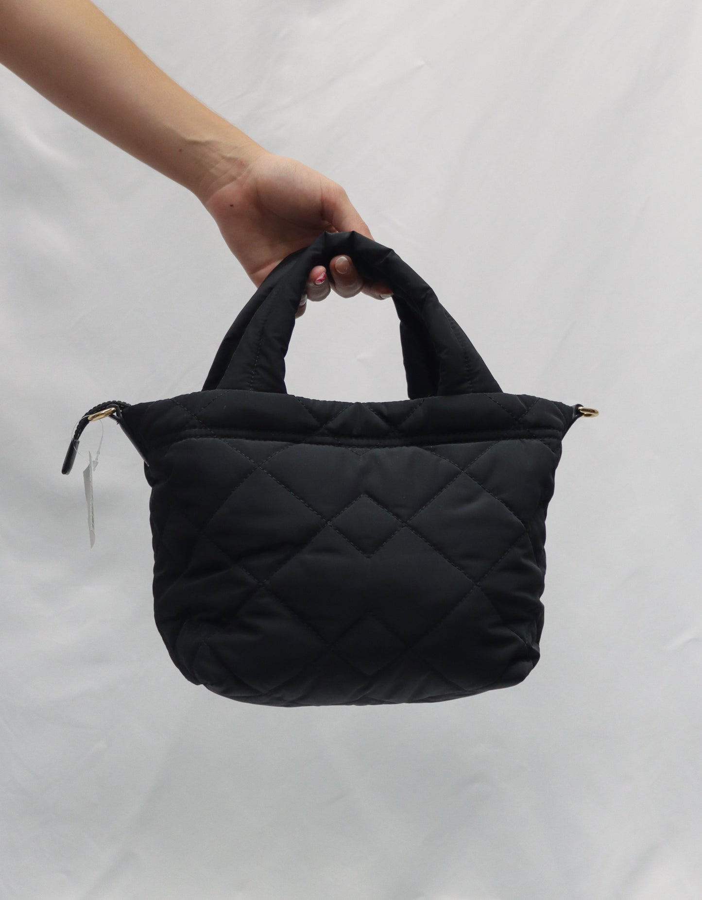 Marc Jacob Black Quited Nylon Tote