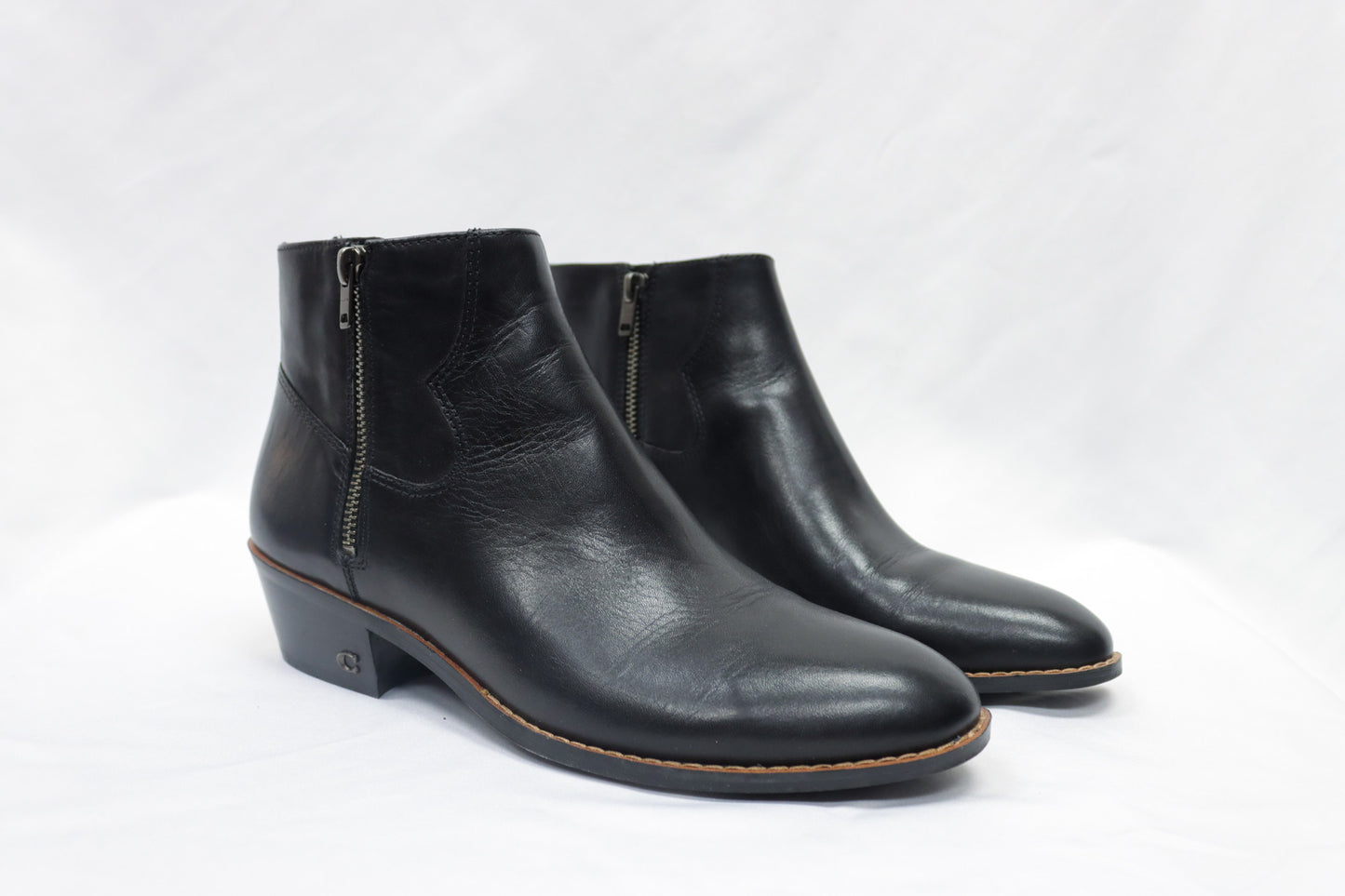 Coach Black Booties Size 8.5