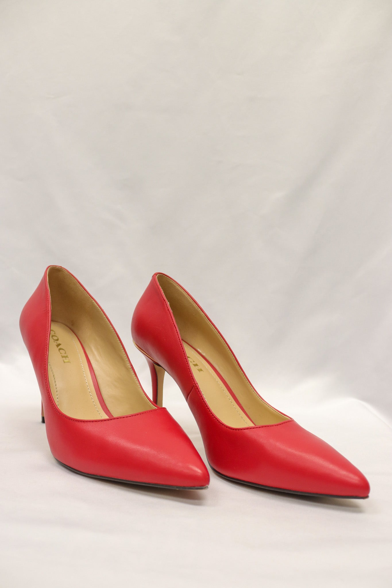 Coach Red Heels Size 8
