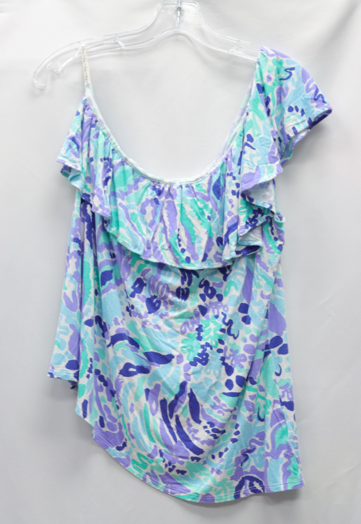 Lilly Pulitzer Blue Pattern top XL