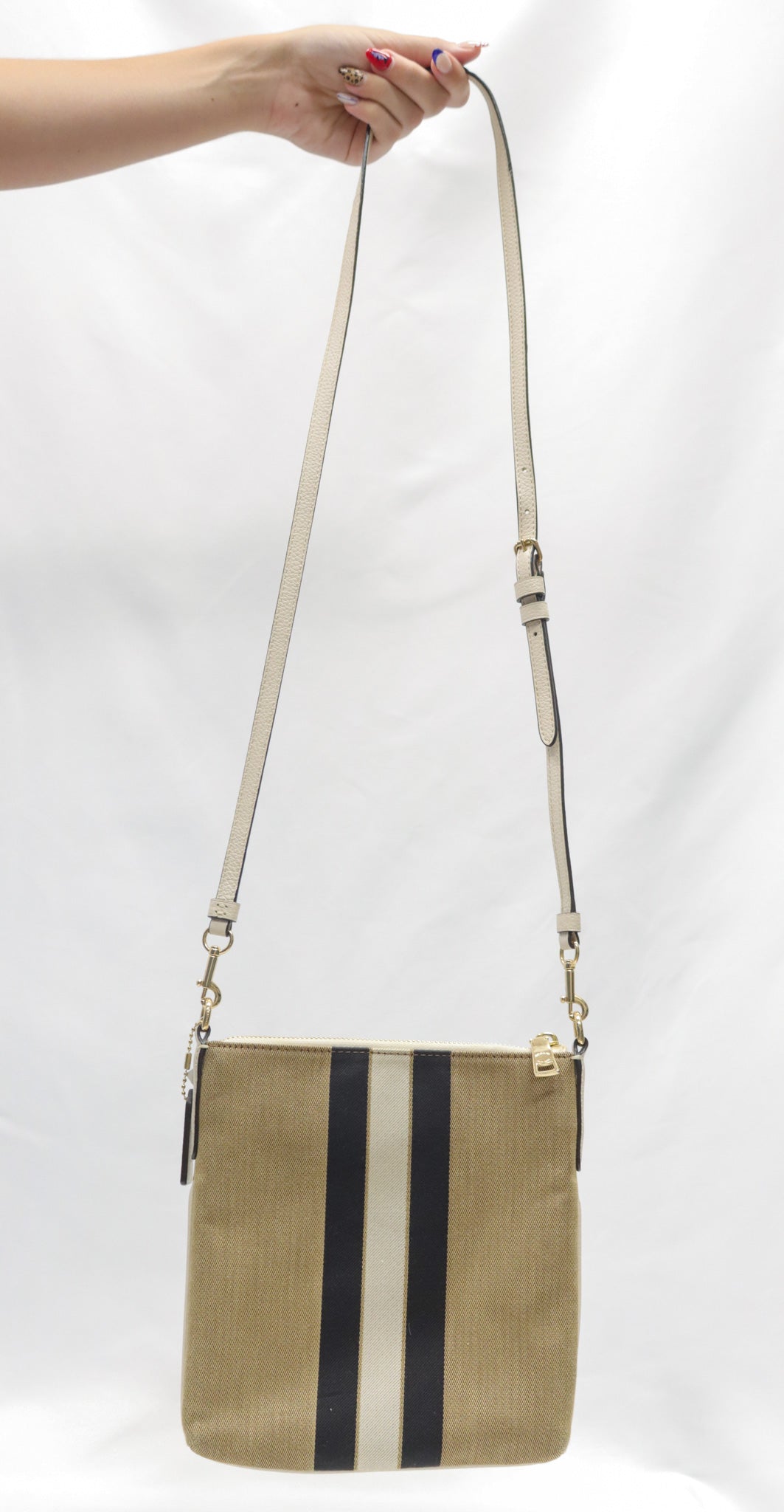 Coach Jacquard Kitt Crossbody Bag